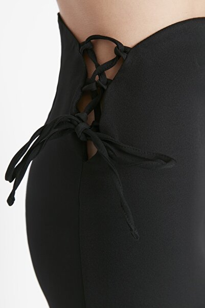 Trendyol Collection Black Lace Detailed Skirt TPRAW23ET00001