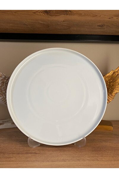 ZAGİ Porselen Kenarlı Pizza&sunum&servis Tabağı 28 Cm