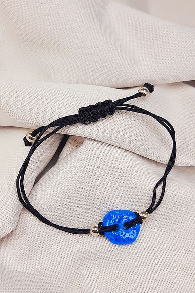 Nev Tasarım Süryani Adjustable Bracelet with Two Eyes