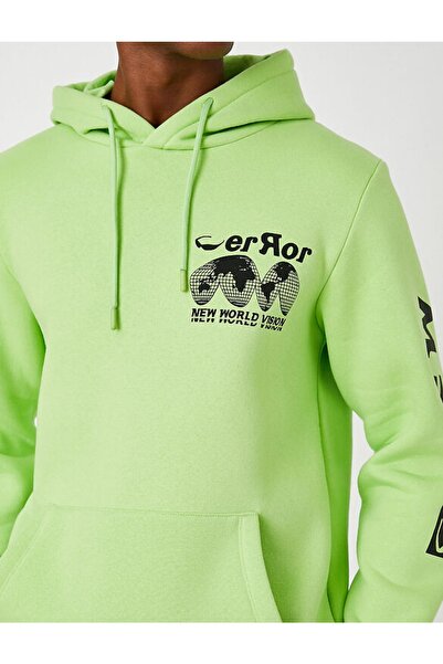 Koton 3wam70145mk Чоловічий світшот зелений