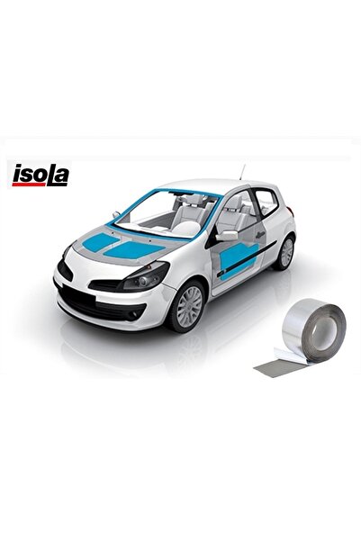 İsola 10cm X 5m Kendinden Yapışkan Butil Folyolu Oto Araç Araba Titreşim Ses Izolasyonu Su Yalıtımı Bantı