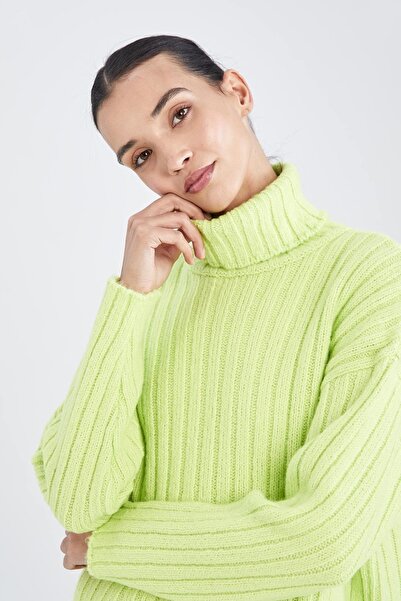 DeFacto Oversize Fit garbós bordás tunika