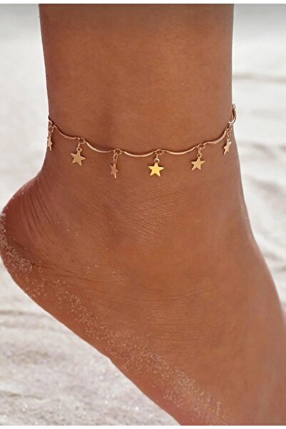 Monalisa Kadın Gold Yıldız Halhal