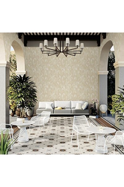 Adawall Octagon 1209-2 Modern Duvar Kağıdı (krem)