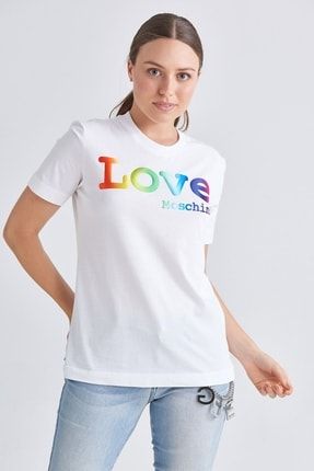 Moschino Love Bask l Kad n T shirt Fiyat Yorumlar Trendyol