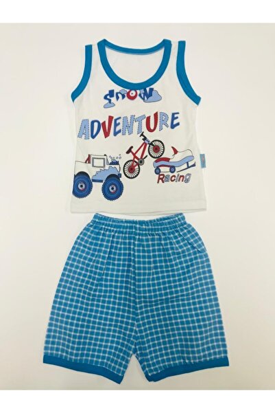 Baby Slon Kids Clup Yazlık Penye Advanture Racing Bisikletli Askılı Tişörtlü ...