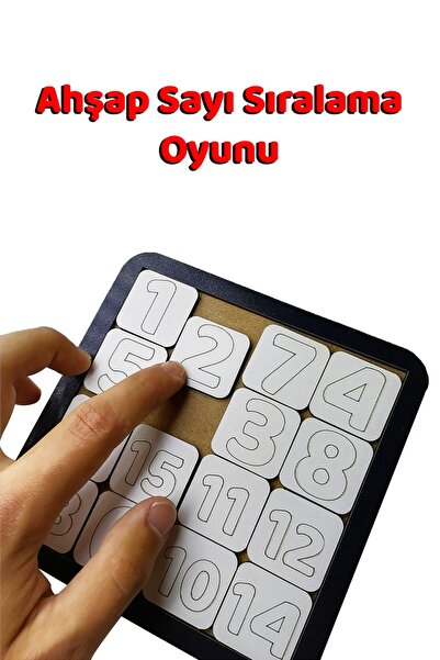 eskyline Ahşap Sayı Sıralama Oyunu, Eğlenceli Matematik Öğrenme Seti