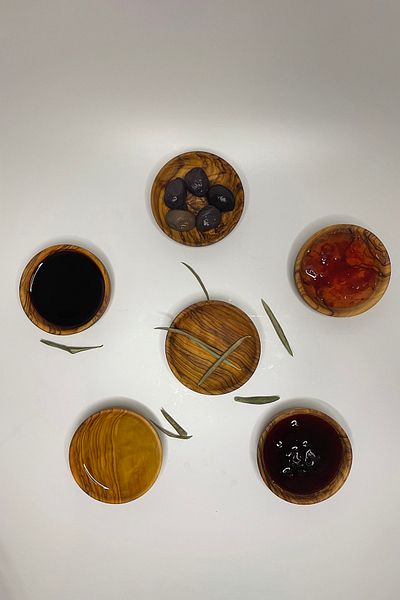 MORLEA Home Olive Tree Handmade Sauce Bowl Set of 6