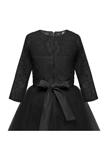 Mashotrend Black Lace Children's Evening Dress