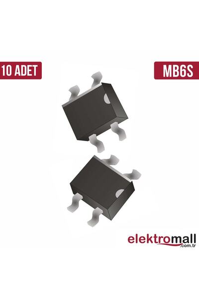 ELEKTROMALL Mb6s To269 0.5a 600v Köprü Diyot - 10 Adet