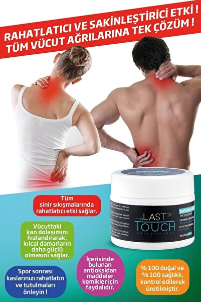 LAST TOUCH Ağrı Ve Masaj Kremi 100 Ml (kas, Eklem Ve Kronik Ağrılar) Vitamin B3 & E