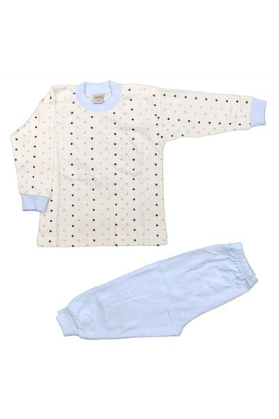 Sebi Combed Cotton Soft Button Children's Pajama Set