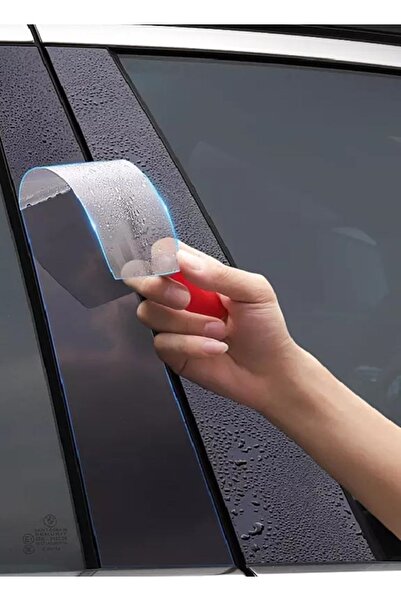 ael-tech بيجو 3008 متوافق مع الباب الجانبي العلوي البيانو الأسود طبقة حماية م...