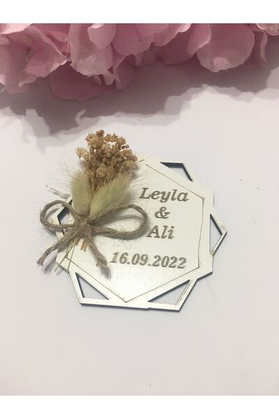 modernlazer Ahşap Magnet 25 Adet