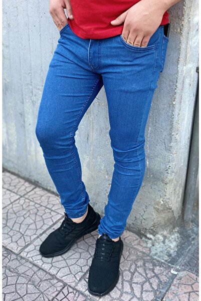 onemoda بنطلون جينز ليكرا تنك نحيف الساق قطع نحيف