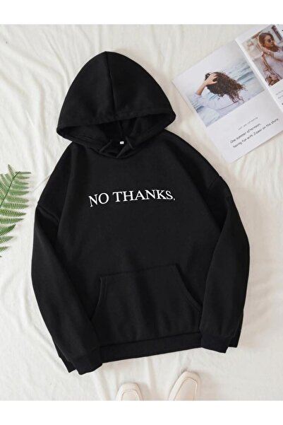 LOUİSA Φούτερ με κουκούλα Oversize No Thanks Design