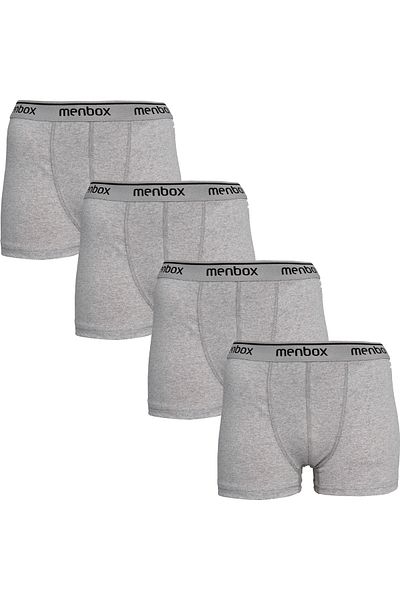 MENBOX Οικονομικό ανδρικό μπόξερ 4 τεμαχίων Lycra Classic