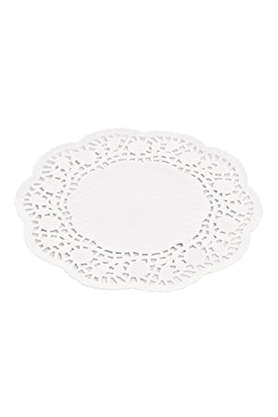 san Dantel Kağıt Karton Çay Meşrubat Bardak Altlığı - Beyaz - 9 Cm. - 500 Adetlik Paket