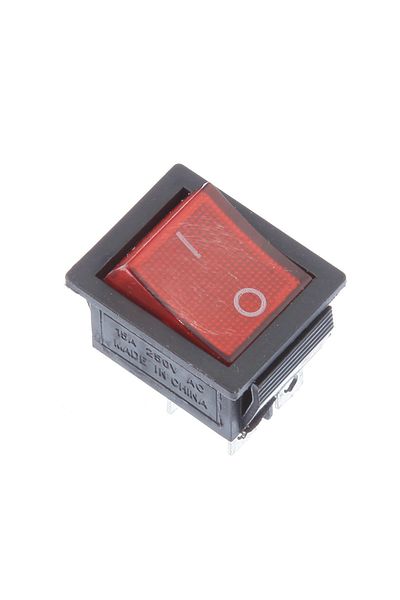 Tek-İş On Off Illuminated Switch Wide Diffuse 16a Electric Device Switch