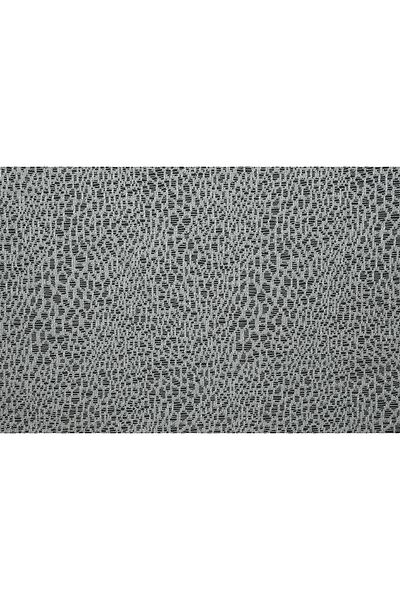 AKÇA TEKSTİL Micro Model Gray Color Single Wing Ready-made Planted Pleated Background Curtain 300*260 Cm