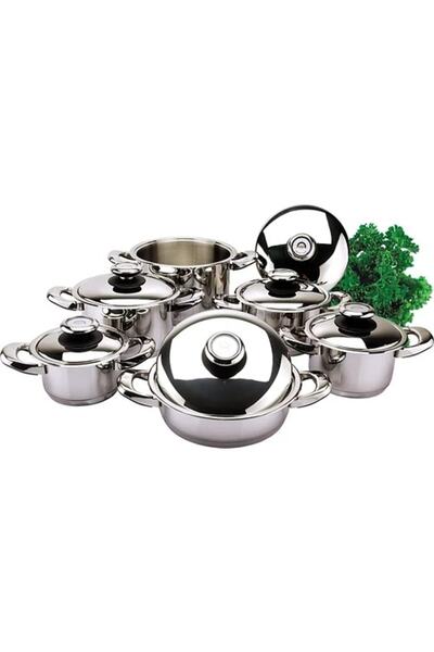 GGS Solingen Germany Ggs Solingen Termostatlı 12 Parça Tencere Setı Deluxe Senator Inox