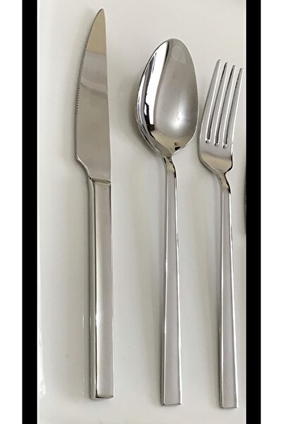 Kardelen طقم سكاكين وشوكة ملعقة 18 قطعة من اسطنبول لـ 6 أشخاص بجودة 18/10/304