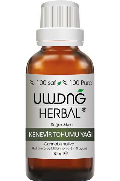 ULUDAĞ HERBAL Kenevir Tohumu Yağı (50 Ml.)