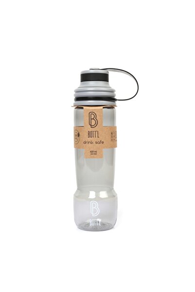 B BOTT'L Tritan Kırılmaz Matara 650ml - Tritan Kırılmaz Suluk 650ml Sport Siyah
