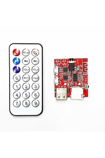 Arduino Bluetooth Mp3 Module (SD Card Input, Usb 2.0, Remote Control)