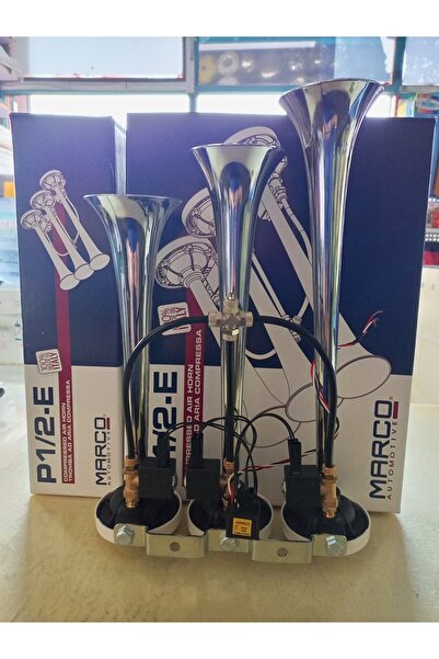 Marco 24v (KROM) Havalı Korna 3'lü Dali Dali Arap Korna