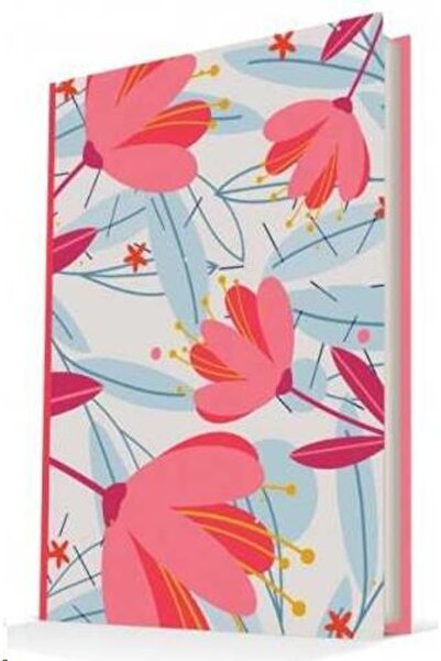 DEFFTER Pastels Red Not Defteri Çizgisiz 16,5x23,5