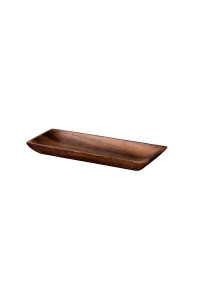 Paşabahçe Wooden Rectangular Serving Plate 22X10 cm