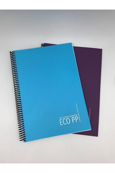 Gıpta Eco Pp Spiral Pp Cover Notebook A4 120 coli carouri 2 piese