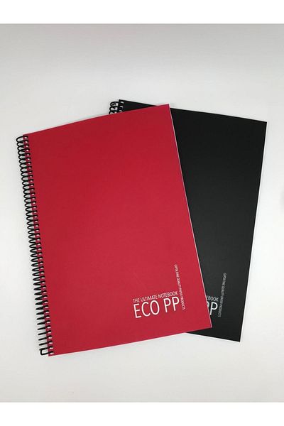 Gıpta Eco Pp Spiral Pp Cover Notebook A4 120 coli carouri 2 piese
