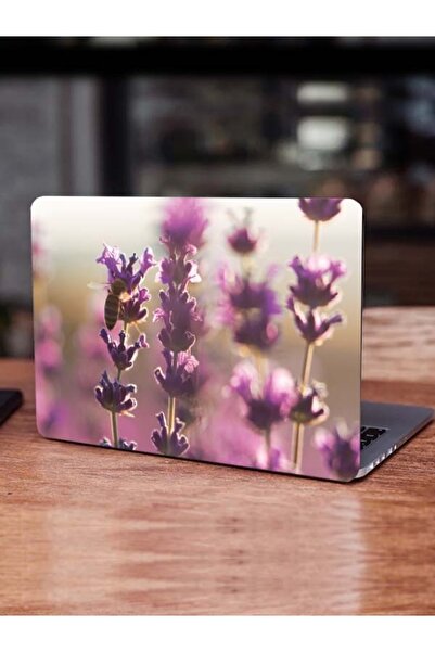 tasarı marketi Mor Çiçekli Defter, Tablet, Laptop, Pc, Macbook Üzerine Kaplam...