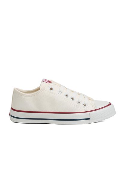 Benetton ® |   Bn-30728 - 3374 Alb - Pantofi sport pentru dama