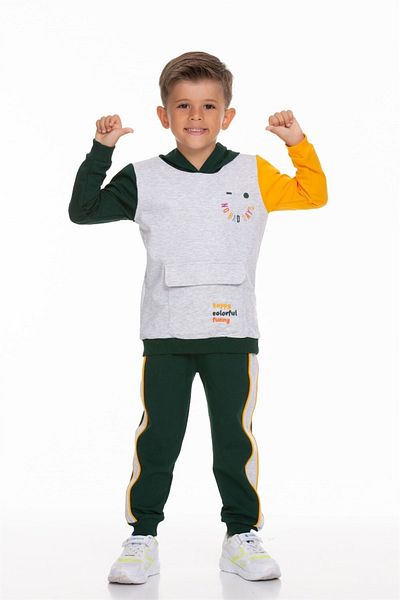 Cicitime Hooded Children's Set with Front Pockets