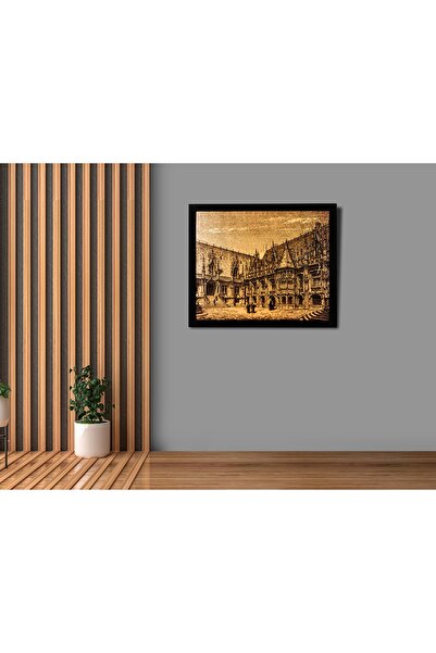 ESSARTDESIGN Courthouse Of Rouen, France Ahşap Yakma Tablo