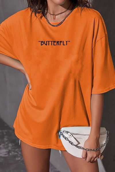 Machetta Butterfly Printed Oversize T-shirt