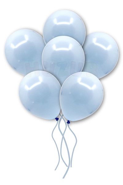 Huzur Party Store Blue Macaron Balloon 50 Pieces 30 Cm Pastel Color Party Balloon Soft Color Birthday Party Concept Ornament