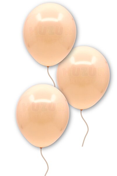 Huzur Party Store Salmon Macaron Balloon 10 Pieces 30 Cm Pastel Color Party Balloon Soft Color Birthday Party Concept
