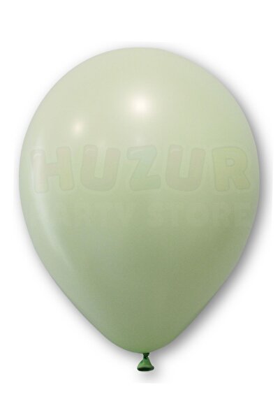 Huzur Party Store Mold Green Balloon 10 Pieces 30 Cm Pastel Dark Green Party Balloon Birthday Party Concept Themed Ornament