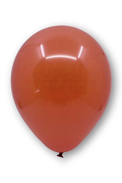 Huzur Party Store Birthday Terracotta Color Balloon - 10 Pieces 30 cm Pastel Party Balloon