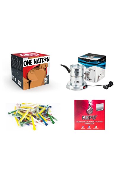 Kefo One Nation Nargile Kömürü Ve Elektrikli Ocak ( Sipsi Ve Folyo )