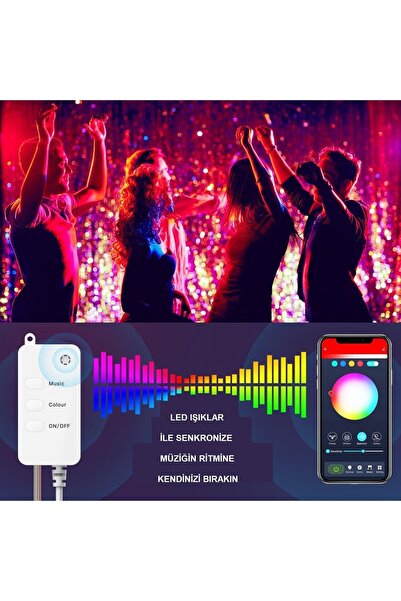 UpWay Bluetooth 10 Metre Rgb Renk Değiştiren Akıllı Küreler