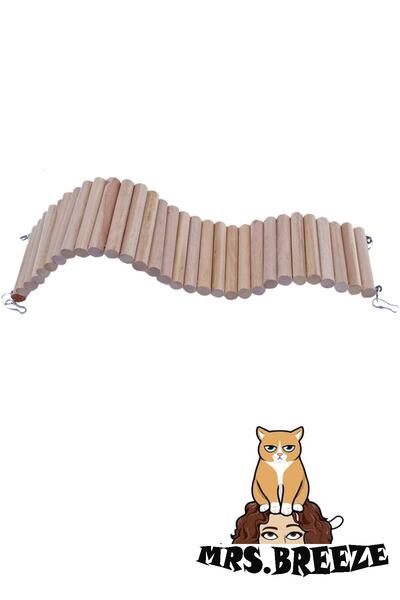 MRS BREEZE TOYS Kuş Ahşap Tünek Nerdiven