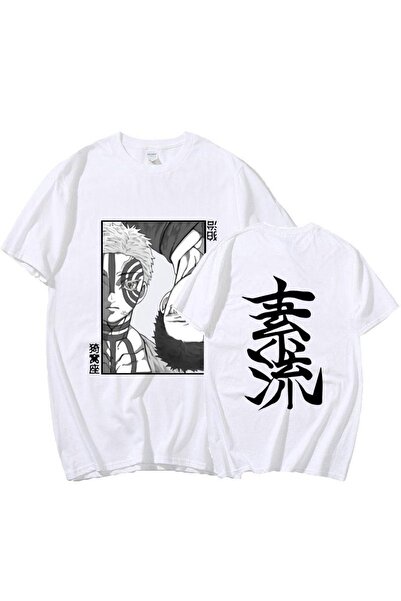 GALASHOP Anime Akaza Üst Ay Üç Şeytan Avcısı Tişört