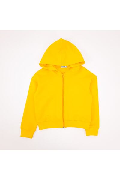 Mavipink Žuta dečija trenerka - dizajn sa kapuljačom