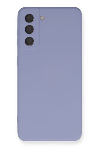 HappyCase Samsung Galaxy S21 Fe Kılıf Nano Içi Kadife Silikon - Lila