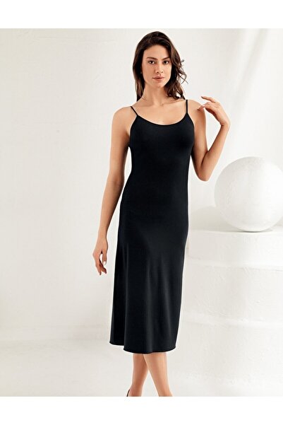 Cecimer Jupon lung ajustabil cu cureaua de frânghie neagră